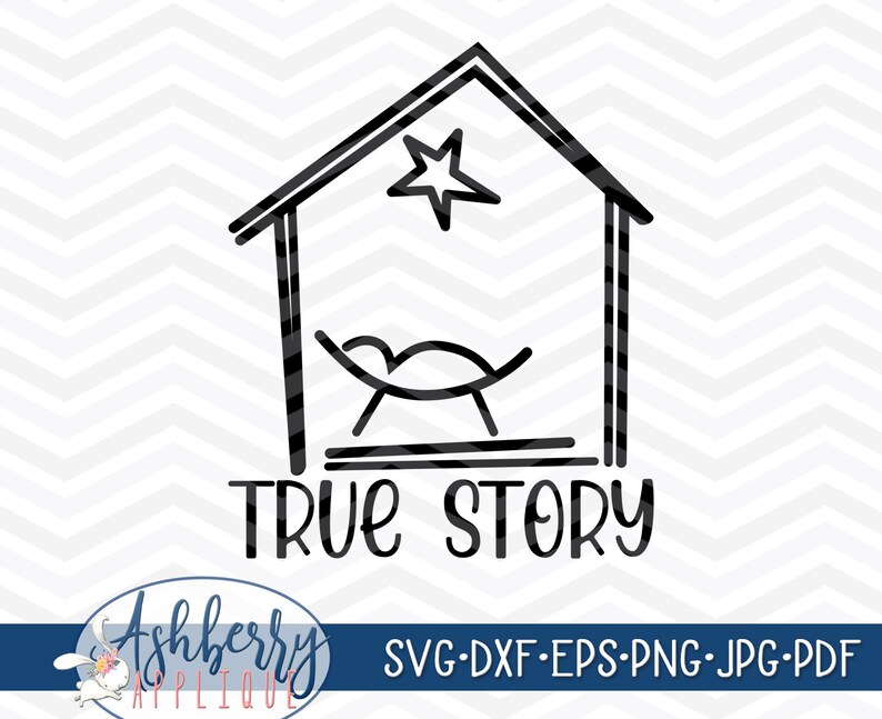 Download True Story Christian SVG/DXF Cut File Instant Download | Etsy