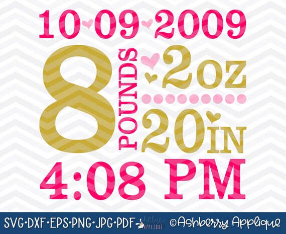 Free Free 57 Birth Stat Elephant Template Svg SVG PNG EPS DXF File