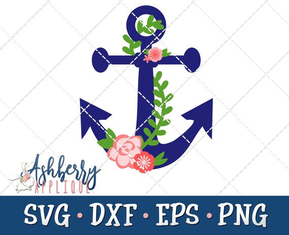 Download Floral Anchor Svg Dxf Cut File Instant Download Vector Etsy Yellowimages Mockups