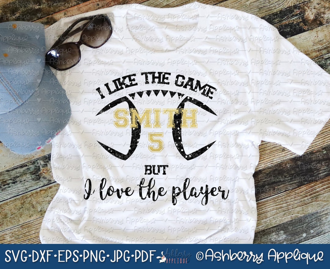 Like the Game, Love the Player SVG/DXF Cut File, Instant Download