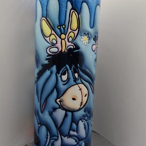 3D Eeyore Sublimated 20oz tumbler
