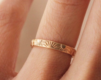 アクセサリー sunkissed Holiday ring \" Gold Satinski-open-hugging-