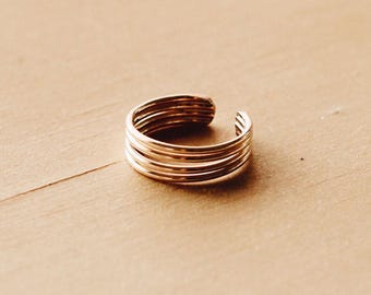 thumbnail image 2 of 18K Gold Plated 925 Sterling Silver Ear Cuff - Wide Band Wrap, Clip-On Style, No Stone (Unbranded) 2 of 6