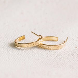 Sun Sunshine Hoops Earrings Sterling Silver 14K Gold Filled E1287