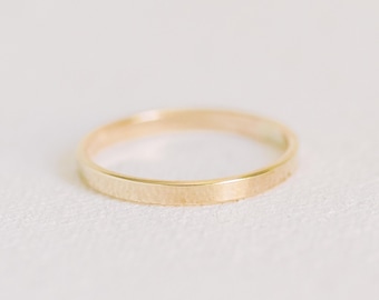 2mm Flat Wedding Stacking Ring Band R1175
