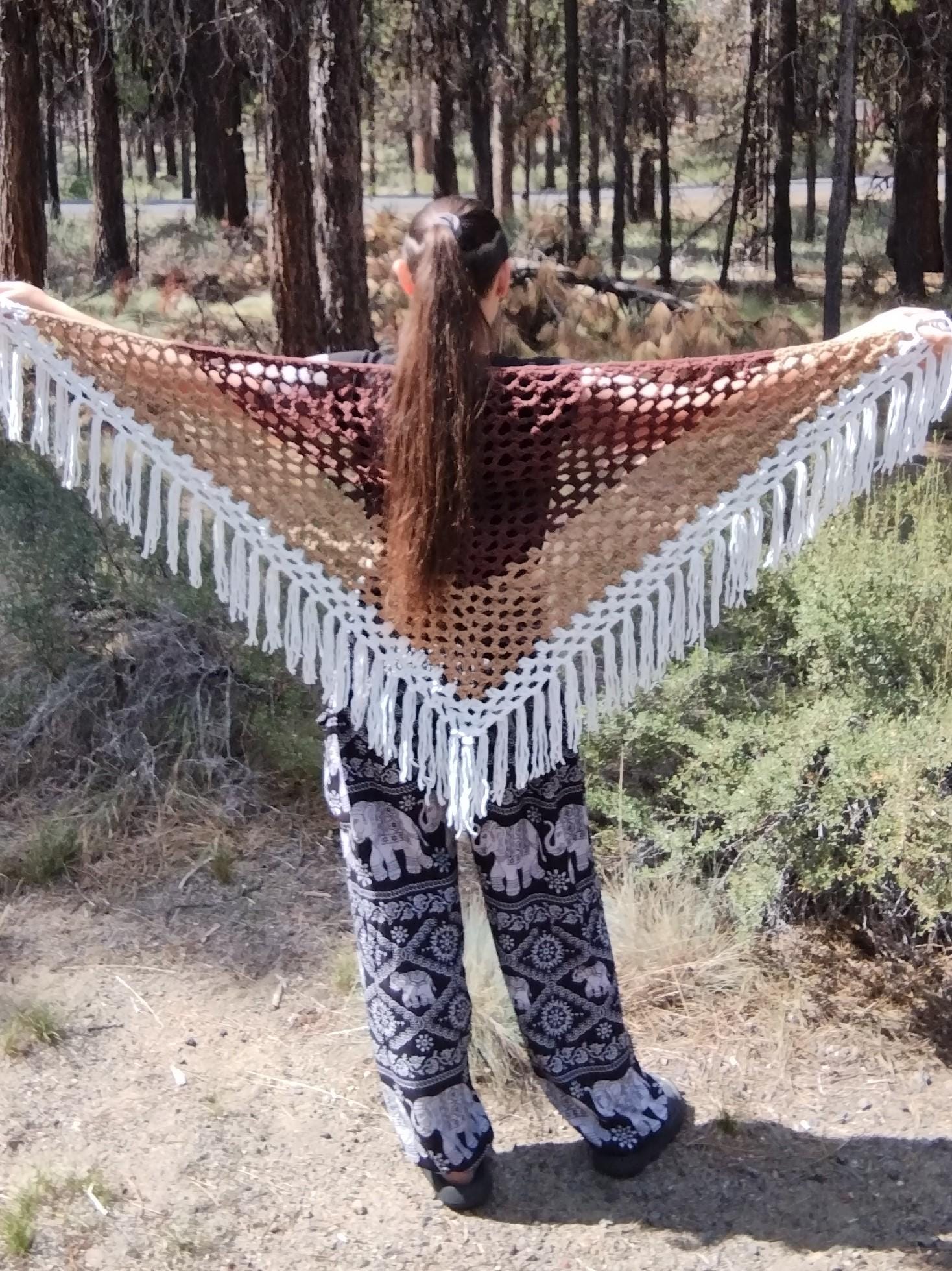 stevie nicks inspired shawl