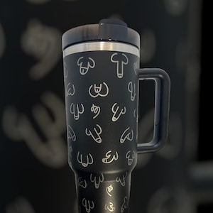 Funny Penis-Stanley 40OZ H2.0 Quencher Tumbler-Full Wrap Laser Engraved