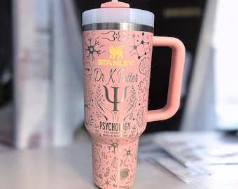 Psychology - Stanley 40 Oz Engraved Tumbler – Personalized Travel Quencher