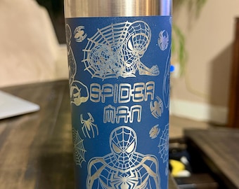 Spider-man Inspired Yeti Rambler  12, 18 or 26 0z Engraved Water Bottle