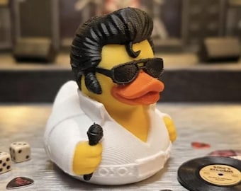 Elvis Quacksley Rock & Roll Duck, 3D Printed Character Toy