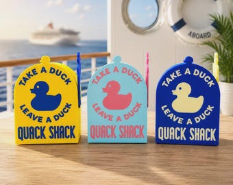 Magnetic Cruise Duck Mailbox: Take a Duck Leave a Duck Quack Shack