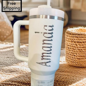 Laser Engraved Personalized Stanley Tumbler - 40oz or 30oz