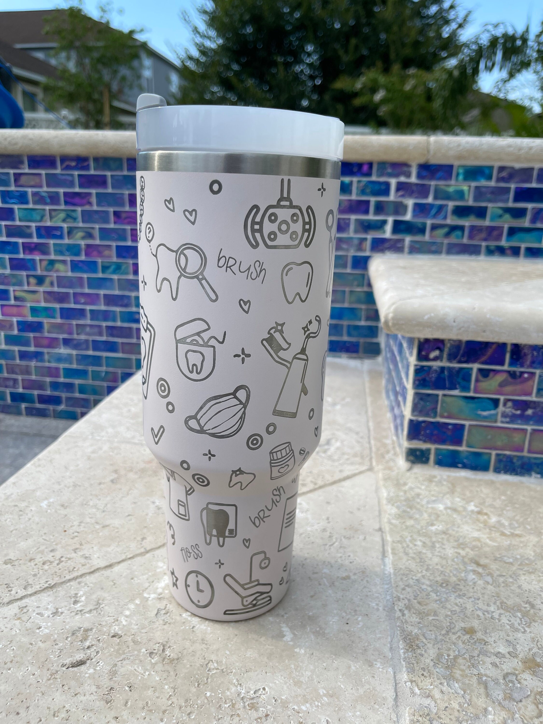 Stanley 40 oz Quencher H2.0 Tumbler with Engraving – Dwood Studios LLC