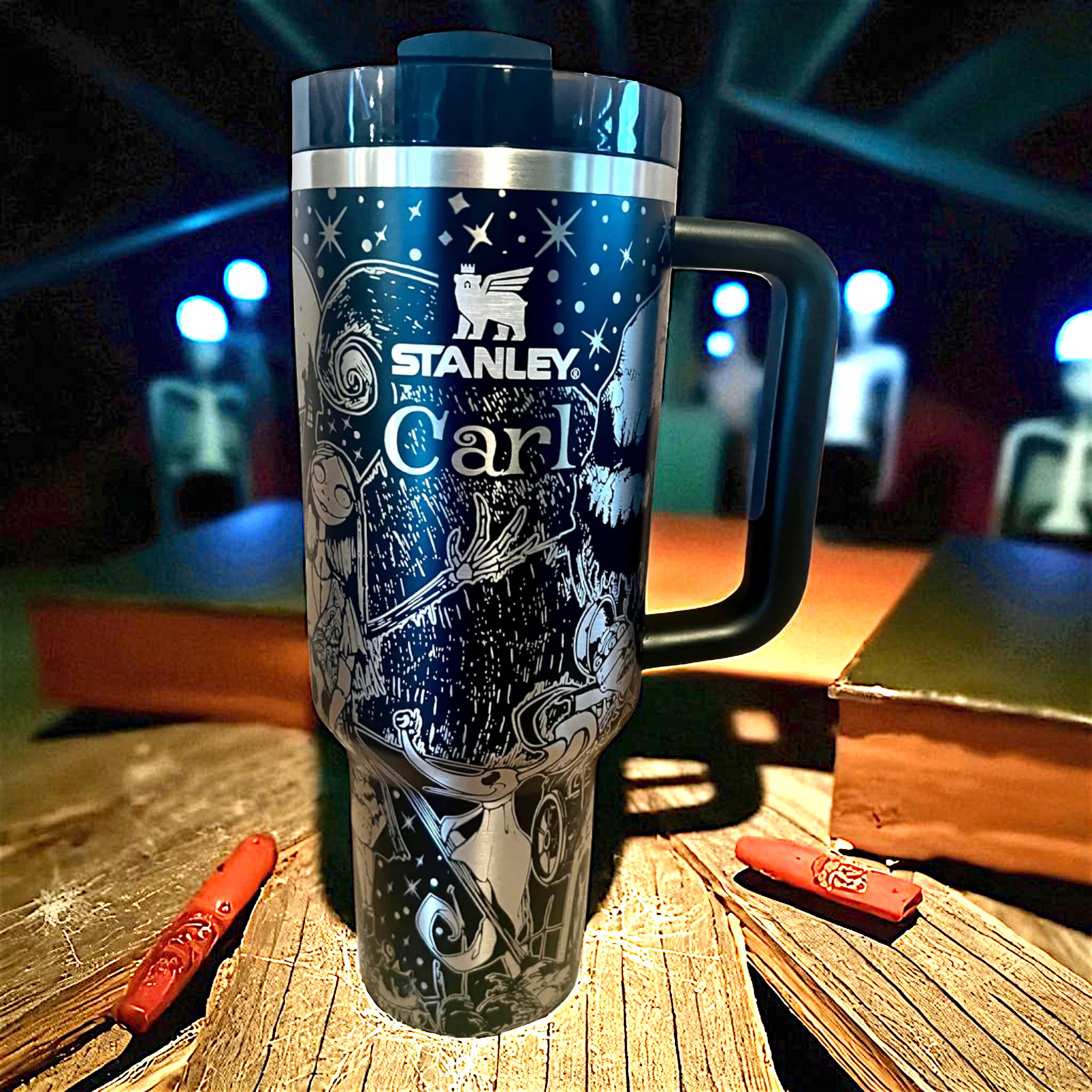 Nightmare Before Christmas Stanley Tumbler: 40 Oz Engraved Travel