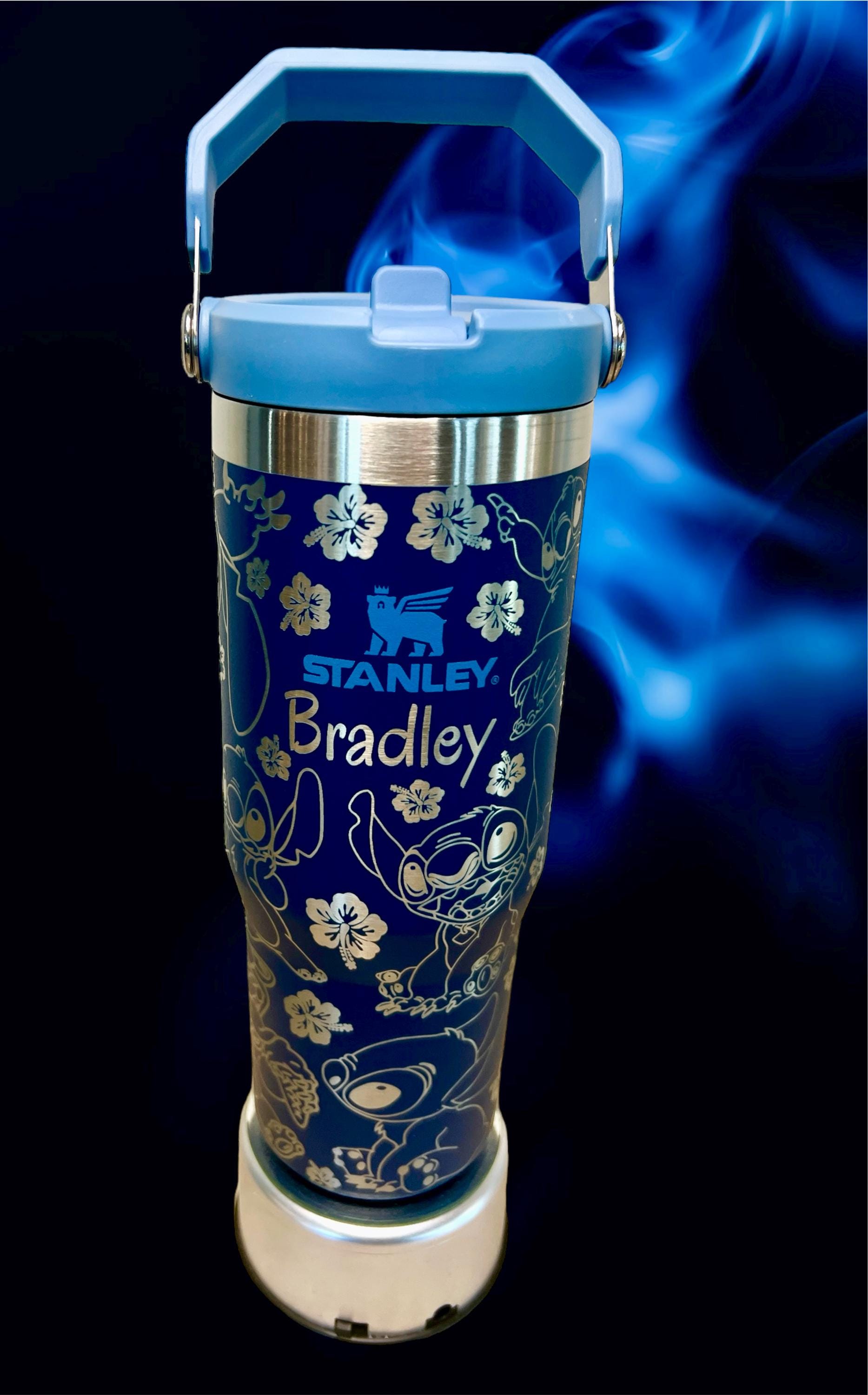 Blue Alien Engraved Stanley Iceflow Flip Straw Tumbler - 30 Oz - Etsy