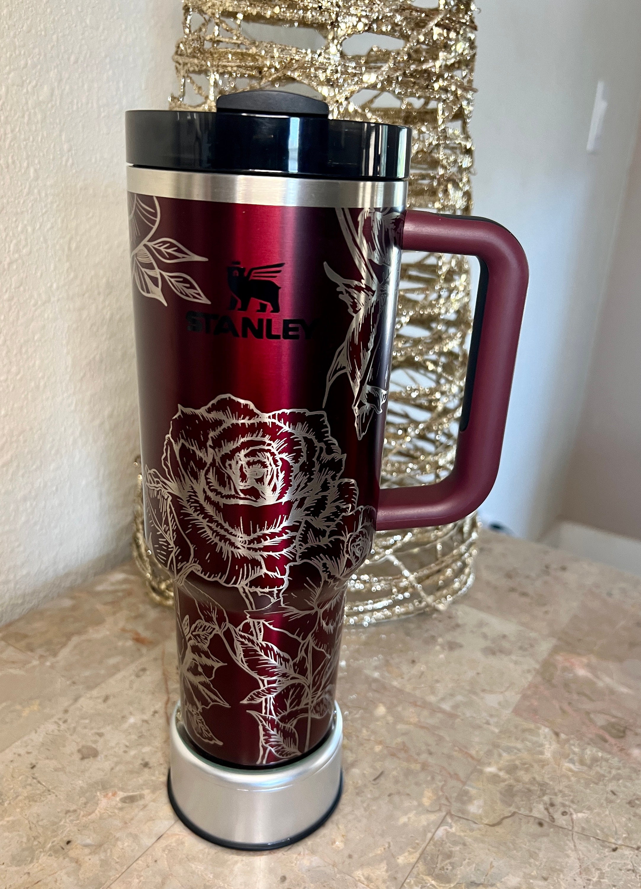 Tigerlily Made to Order-Laser Engraved 40oz Quencher Tumbler-Full