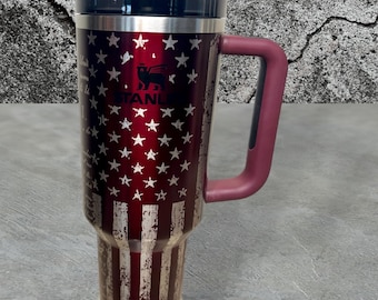 We the People-Engraved Stanley Travel Quencher H2.0 Tumbler - 40oz.