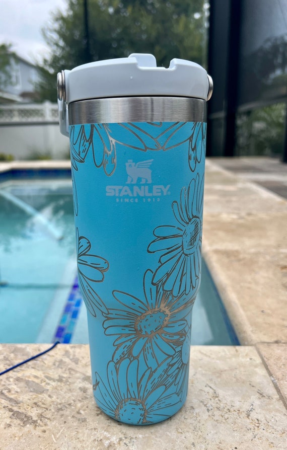 The Iceflow Flip Straw Tumbler 30 OZ Personalized Stanley Engraved