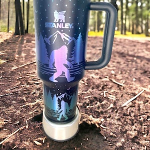 Sasquatch Bigfoot Stanley 40OZ H2.0 Quencher Tumbler-full