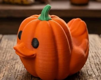 Pumpkin Duck, 3D Printed Character Toy