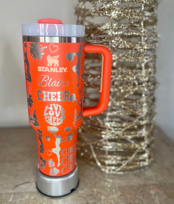 Cheer Laser Engraved Stanley 40oz Tumbler: Cheerleader Gift - Etsy