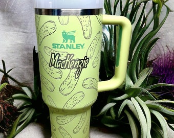 PICKLES-Stanley 40OZ/30OZ Quencher Tumbler-Full Wrap Laser Engraved
