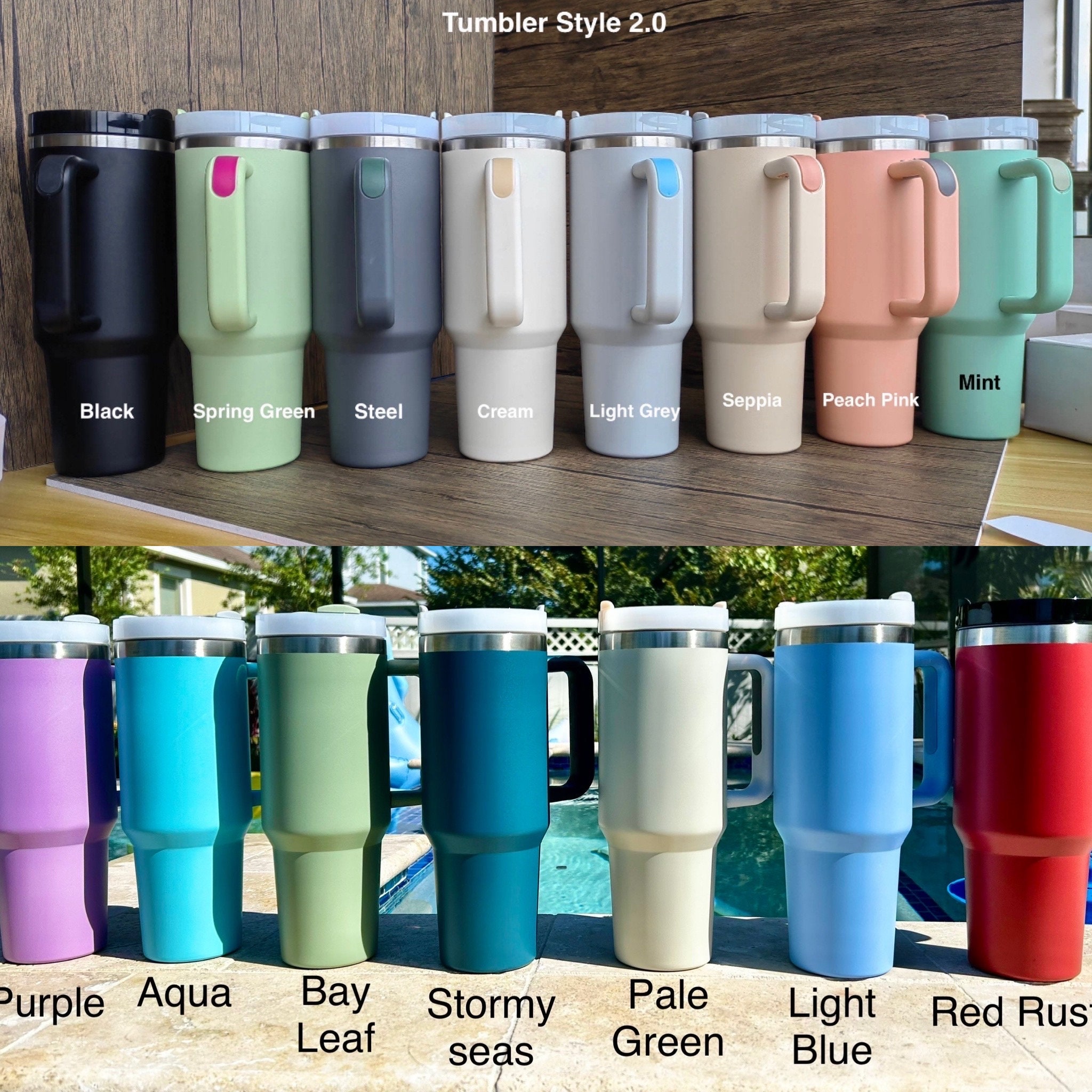 CLOSED PRE-ORDER : 2.0 Newer version of the 40 oz Stanly dupe tumblers 