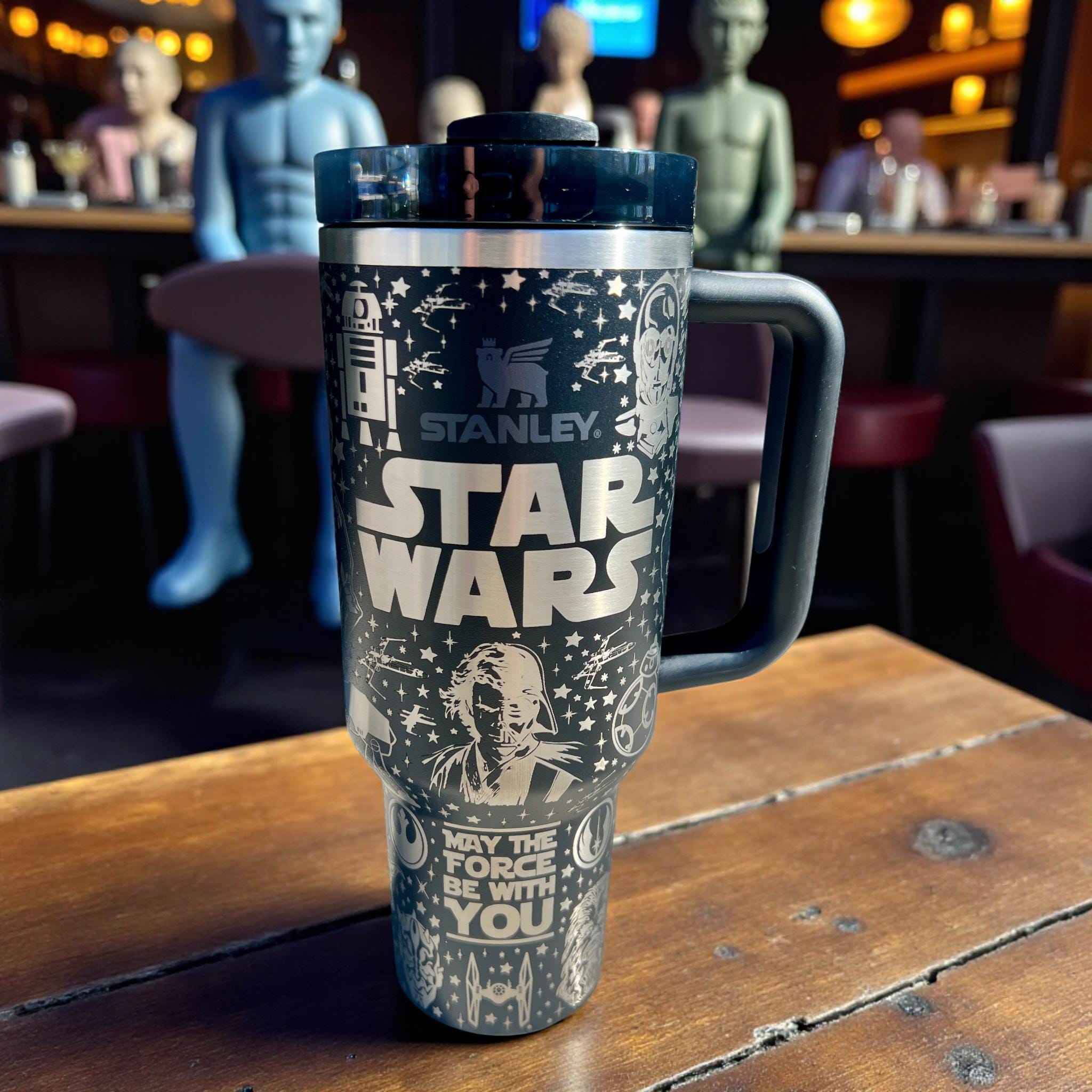 Star Wars Stanley or Unbranded Tumbler: 40 Oz Laser Engraved