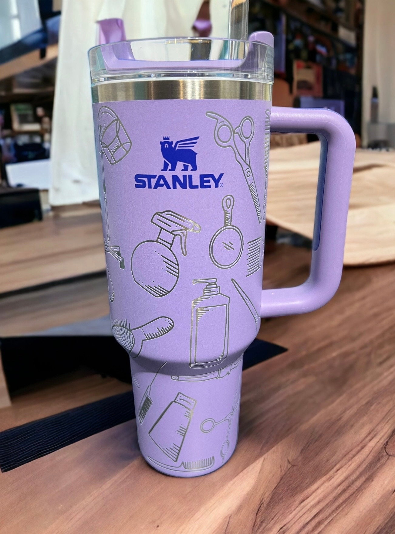 Dental Life-40 Oz Stanley Quencher H2.0 Travel Tumbler With Handle Full  Wrap Engraved 