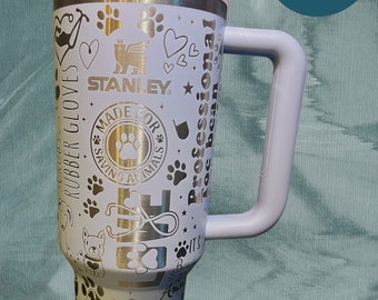 Engraved Veterinarian Stanley Tumbler - 40 oz Quencher H2.0 Travel Cup