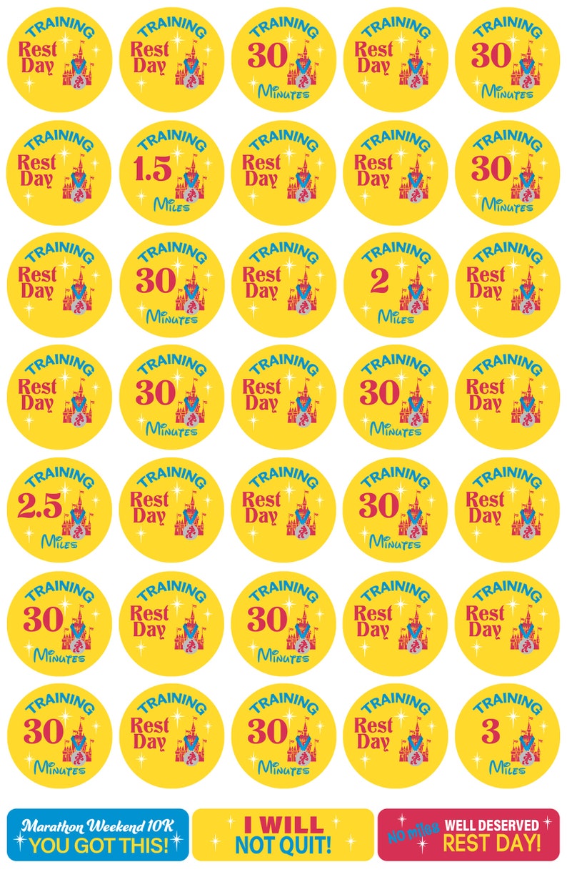 Walt Disney World Races Rundisney Marathon Weekend 10K With REST DAY ...