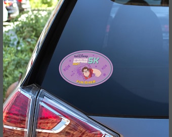 Disney Springtime Surprise Races 5K 3.1 Miles 2027 Finisher OR In Training #RunDisney Car Magnet or Removable Sticker Decal Runner Gifts