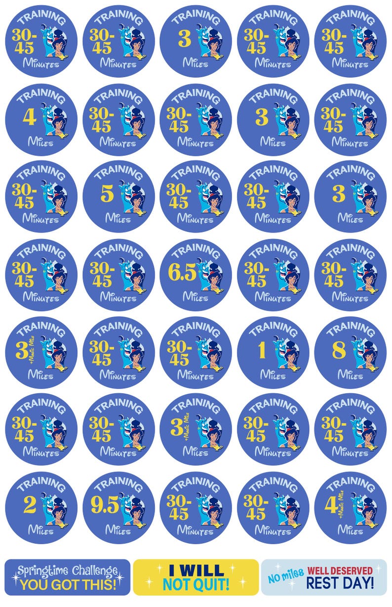 Walt Disney Races Rundisney Springtime Surprise Challenge 19.3 Miles ...