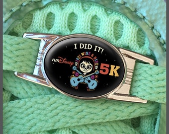 RunDisney #RunDisney Wine and Dine Wine & Dine 5K 3.1 Miles I DID IT 2022 Shoe Sneaker Shoelace Shoe Lace Charm Running Gift