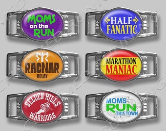 Running Groups Clubs Ragnar Maniac Fanatic  MRTT Selden Hills Black Girls 13.1 26.2 Marathon Half MarathonRunner Shoelace Running Charm
