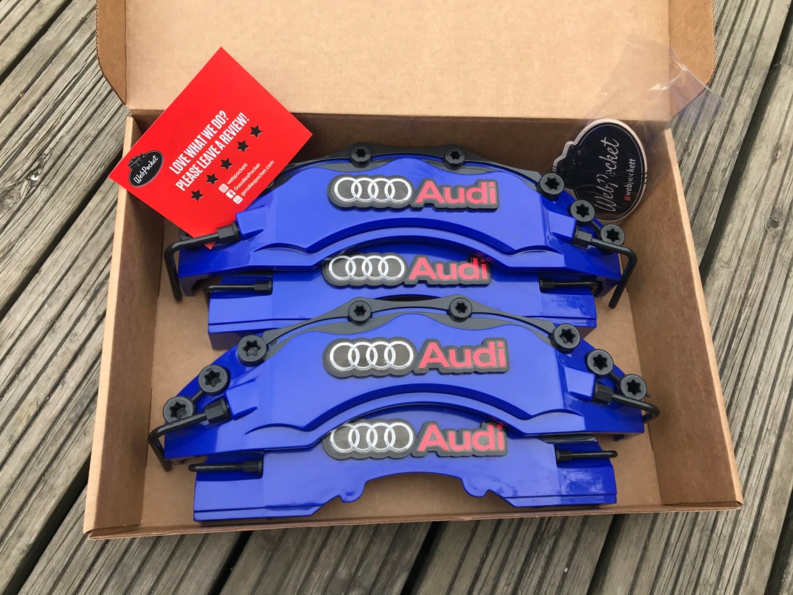 4pc Big Brake Caliper Covers for Audi A1 A3 A4 A5 A6 A7 A8 S1 Etsy