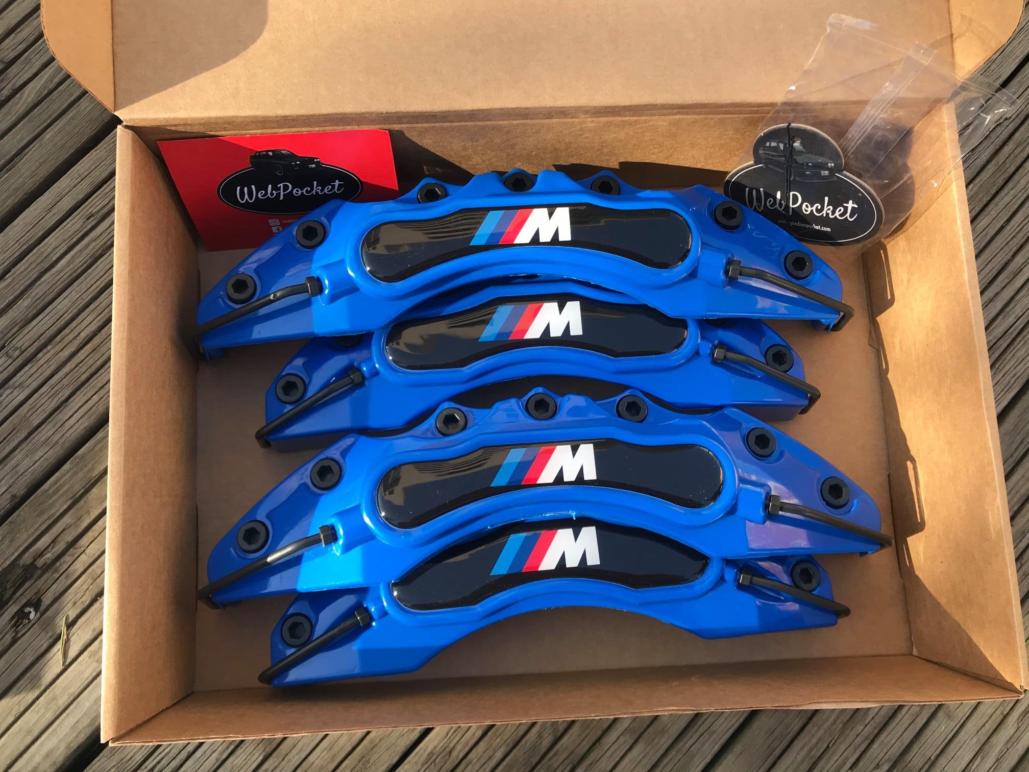 4pc Brake Caliper Covers for BMW M Power Blue E30 E36 E46 E39 Etsy