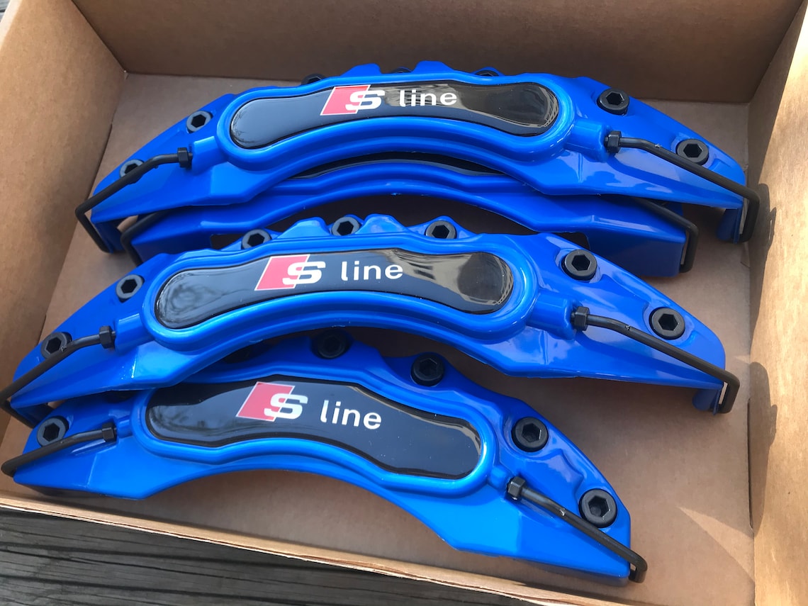 4pc Big Brake Caliper Covers for Audi A1 A3 A4 A5 A6 A7 A8 S1 Etsy
