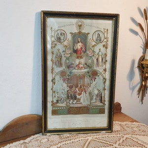 Kostbares Gemälde Erinnerung - Religiöses Objekt - Andacht - Kuriositätskabinett