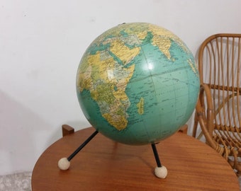 Globe terrestre vintage - Globe tripode