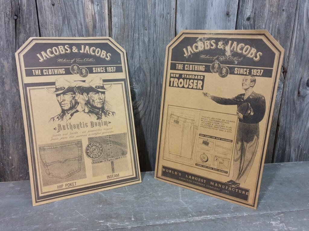 Vintage PLV - Jacobs Advertising Card - Jacobs