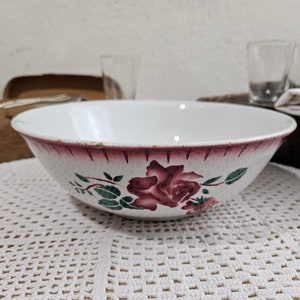 Badonviller earthenware salad bowl - Old tableware