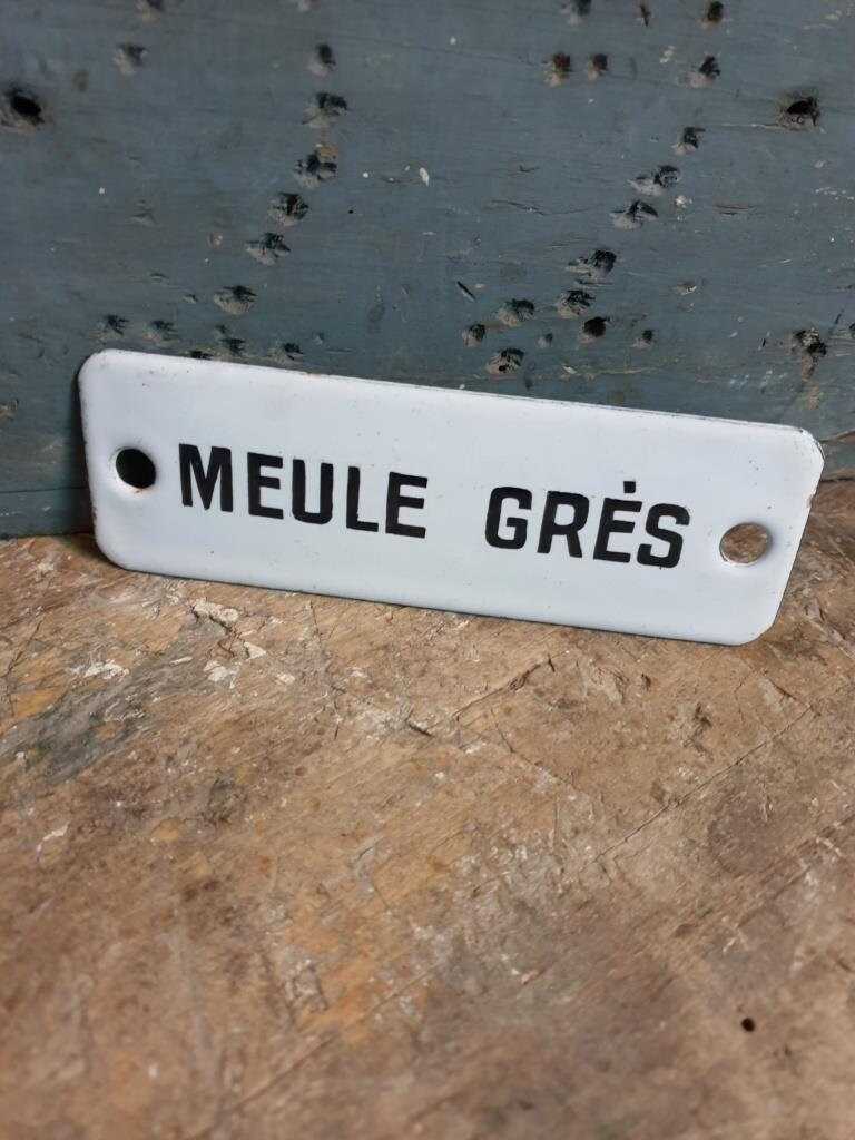 Plaque Émaillée d'atelier