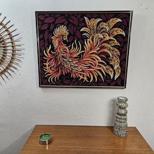 Firebird Tapestry - Vintage Canvas Painting