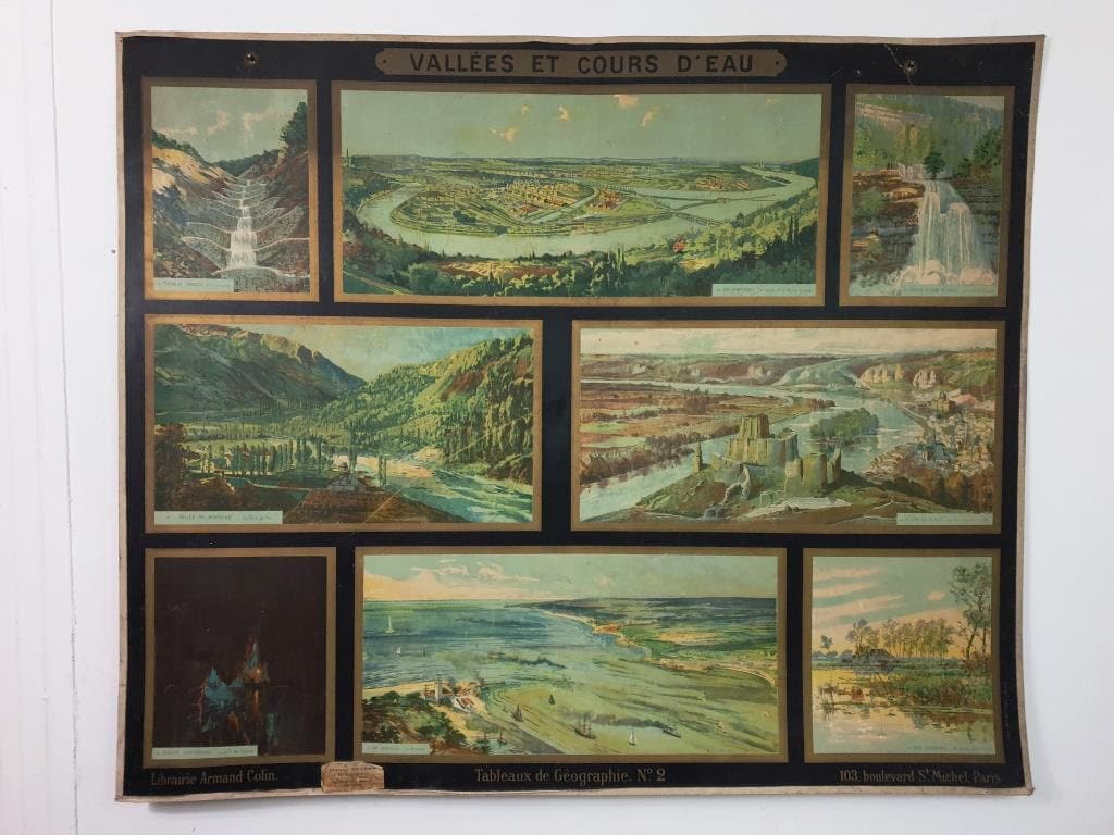 Affiche d'école Colin