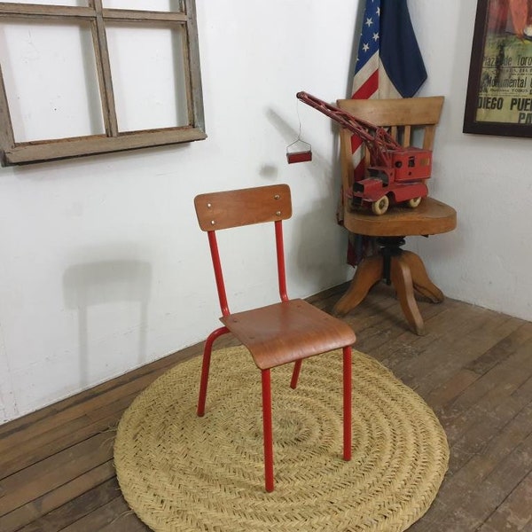 Chaise d'école enfant - Chaise vintage