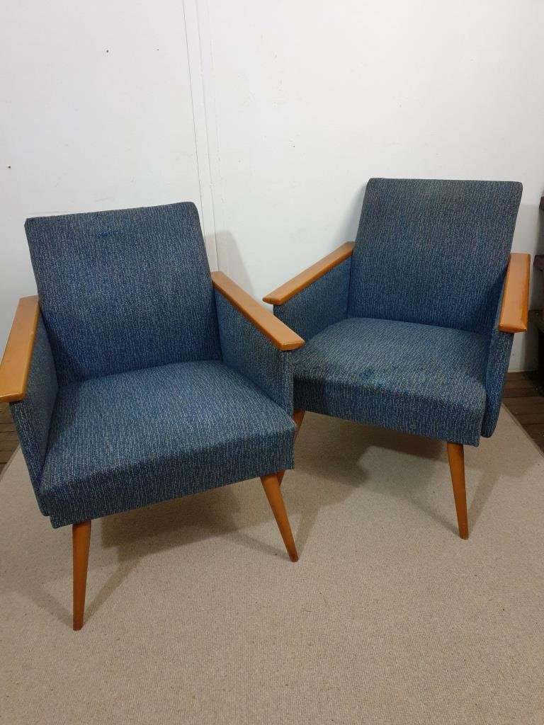Paire De fauteuils Vintage