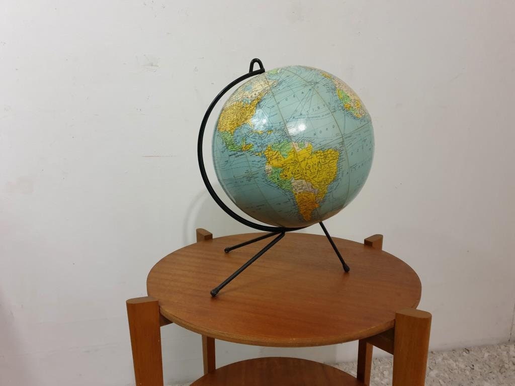 Globe Terrestre Vintage - Globe Tripode