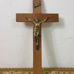 Antikes Kruzifix Anfang 1900 - Christuskreuz - Religiöse Kunst