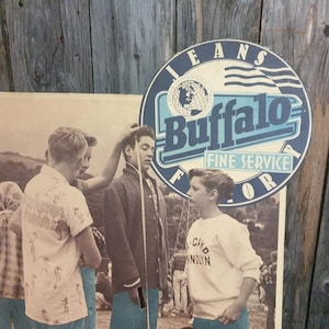 PLV Vintage - Carton publicitaire Buffalo